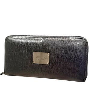 KENNETH COLE Pebbled Leather Continental Wallet - EUC